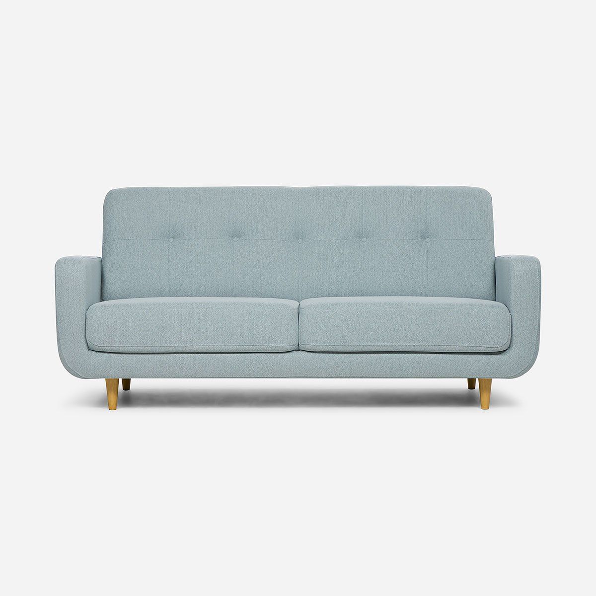 ROSEN - Sofá Rosen Sophia 3 Cuerpos Tela Celeste