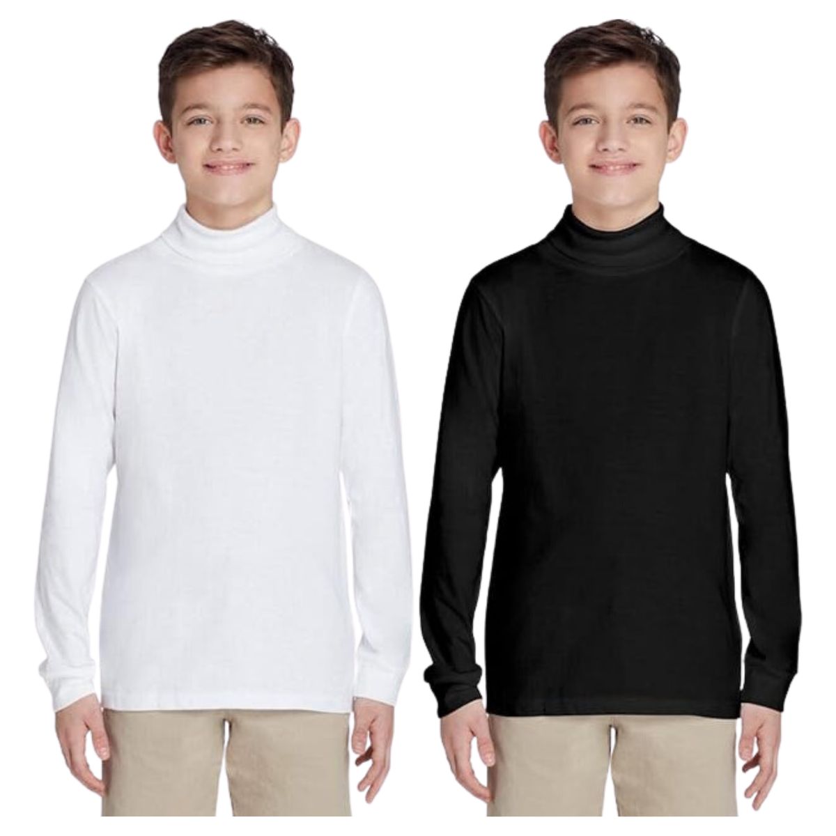 UTILISIMO - Pack 6 Camisetas Polera Beatle Algodón Niño Primera Capa