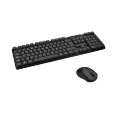 GENERICO - Kit Combo Teclado y Mouse Usb Wireless Con Adaptador TJ808.
