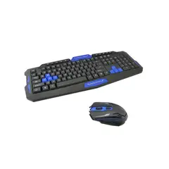 GENERICO - Kit Teclado Mouse Gamer Inalambrico 2.4 Hgz Usb HK8100