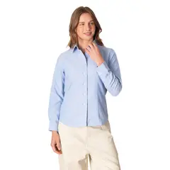 INDUSBORD - Blusa Oxford Mujer Premium Manga Larga Uv Indusbord®