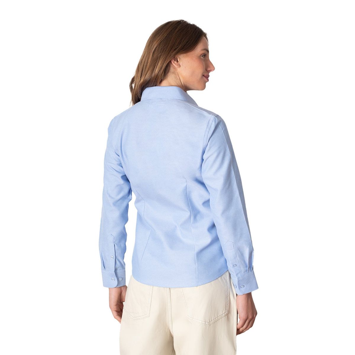 INDUSBORD - Blusa Mujer Oxford Premium Manga Larga Uv Indusbord