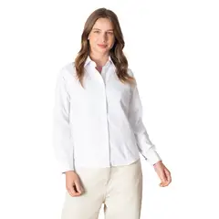 INDUSBORD - Blusa Mujer Oxford Premium Manga Larga Uv