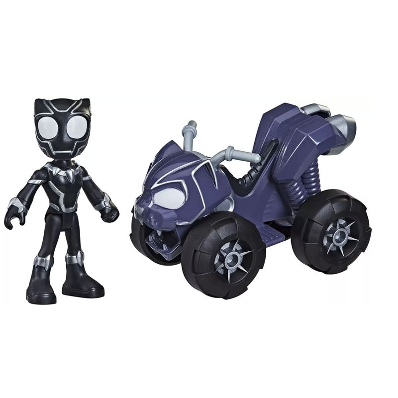 HASBRO - Figura Spidey Spiderman - Auto Black Panther