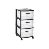 Cajonero 3 Niveles Eclypse Negro MQ