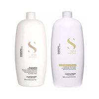 Pack Shampoo Y Acondicionador Illuminating Semi Di Lino Alfaparf 1L