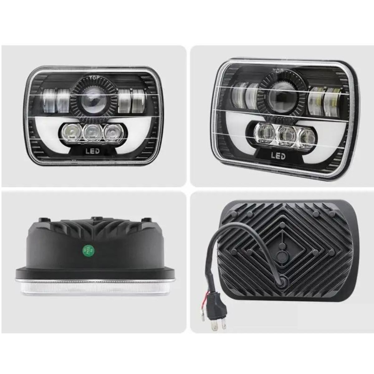 GENERICO - Faro Foco De Luz Neblinero Led 7 Pulgadas (par)