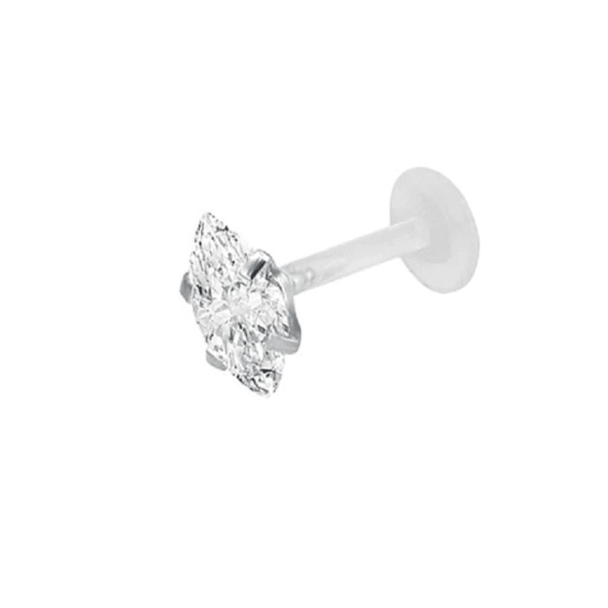 ELBAULDEJUMA - Aros piercing modelo gema labret monroe oreja nariz