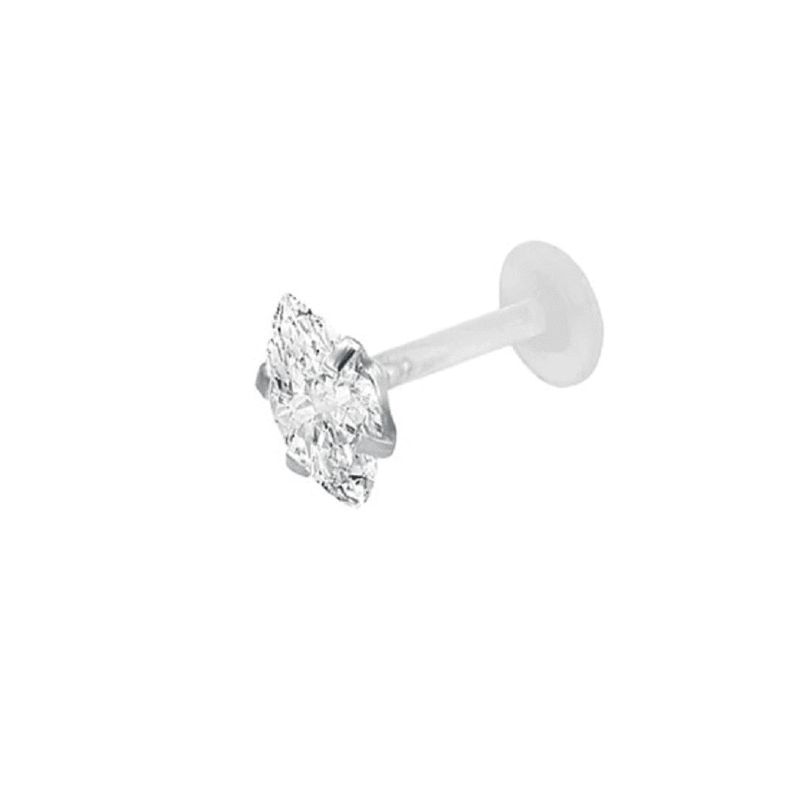 ELBAULDEJUMA - Aros piercing modelo gema labret monroe oreja nariz