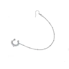 ELBAULDEJUMA - Piercing cadena india septum sin perforar