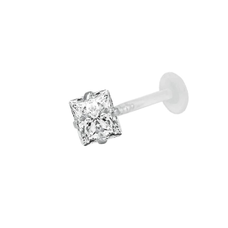 ELBAULDEJUMA - Aros piercing cuadrado labret monroe boca nariz