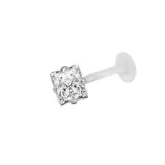 ELBAULDEJUMA - Aros piercing cuadrado labret monroe boca nariz