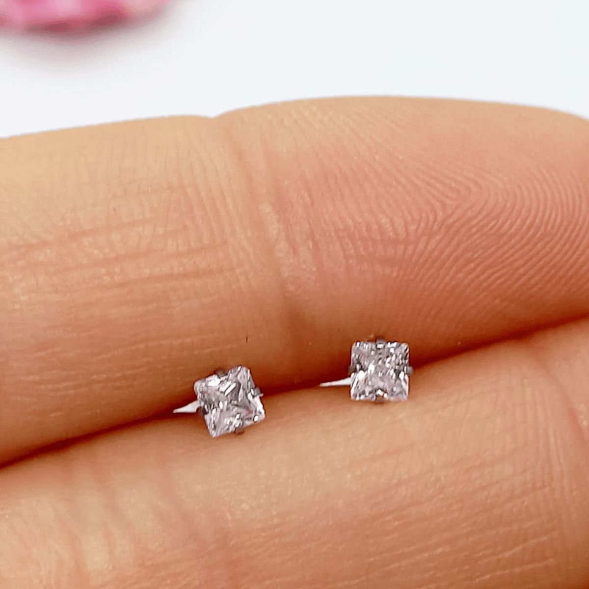 ELBAULDEJUMA - Aros piercing cuadrado labret monroe boca nariz