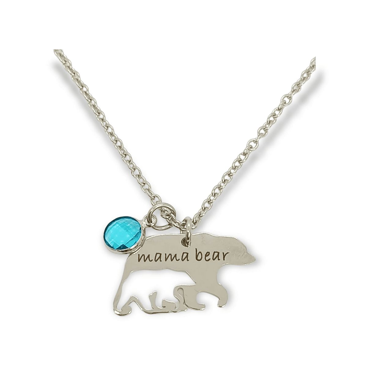 ELBAULDEJUMA - Collar largo mama osa mujer madre hijo amor eterno