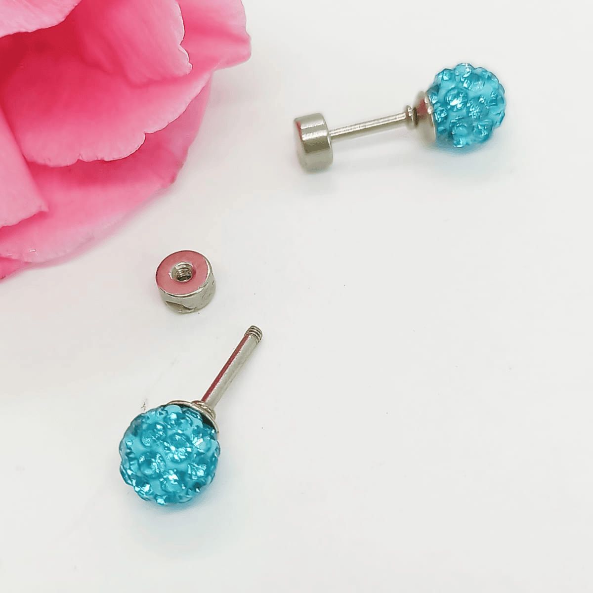 ELBAULDEJUMA - Aros seguridad punto de luz bola  fuego celeste