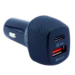 GENERICO - Cargador Rápido Para Auto Con Conexión Usb Y Tipo C 38w