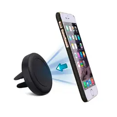 GENERICO - Soporte Porta Celular Auto Para Rejilla Aire Magnetico