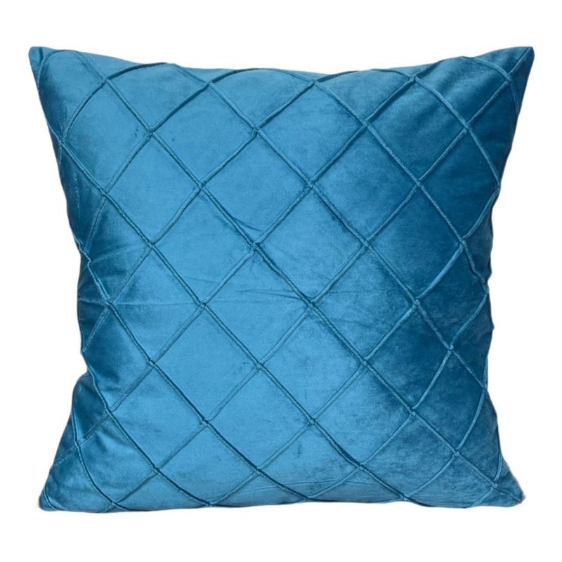GENERICO - Fundas Para Cojin Tercipelo Rombo Velvet Variedad De Colores - Turquesa