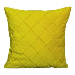 GENERICO - Fundas Para Cojin Tercipelo Rombo Velvet Variedad De Colores - Amarillo