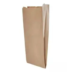 GENERICO - Bolsas De Papel Kraft Sin Asa 12x4x24 200 Unidades