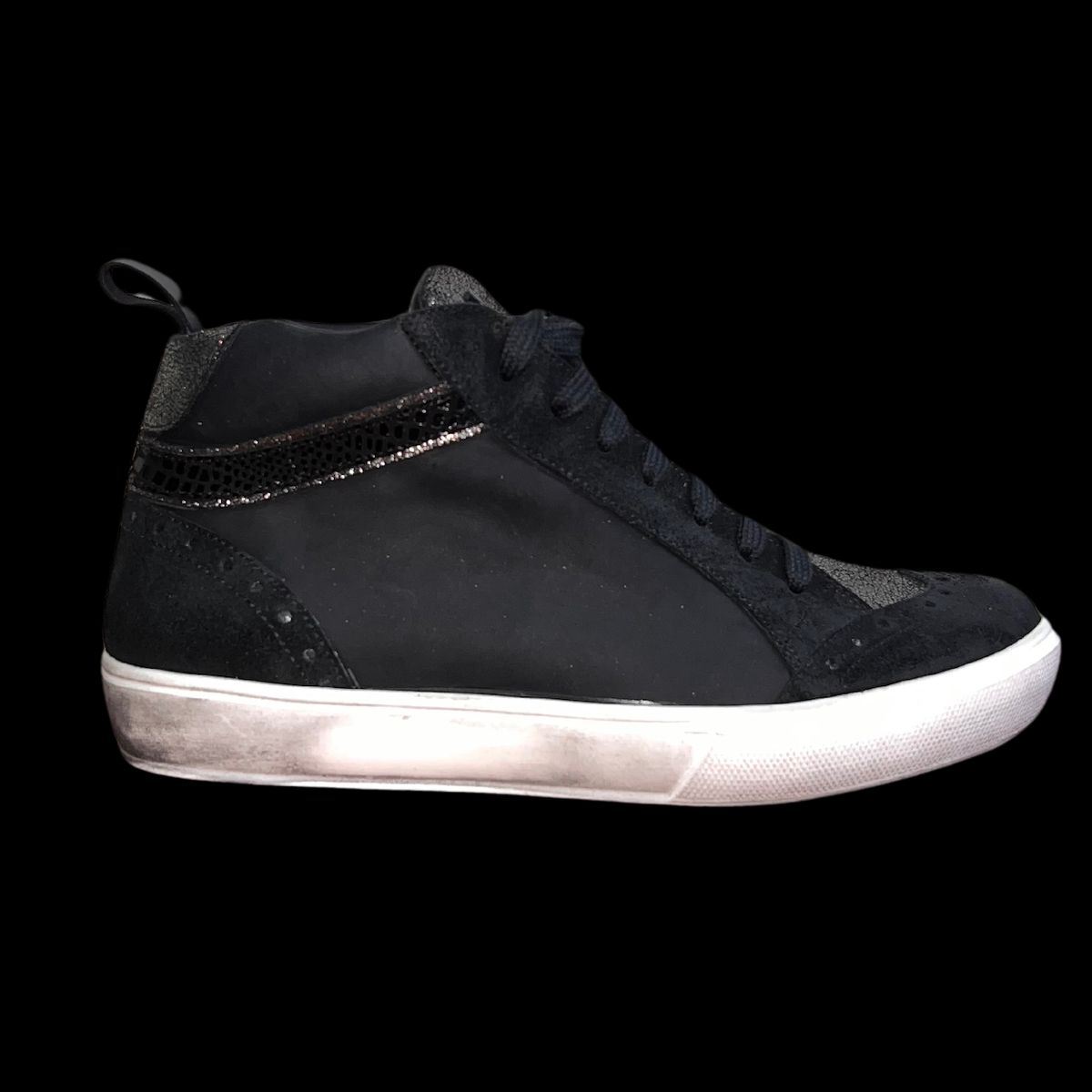 VANESSA GIL - ZAPATILLA DE CUERO CAMI PLATA