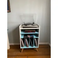 GENERICO - Mueble Rack para vinilos de 60 x 45 x 95