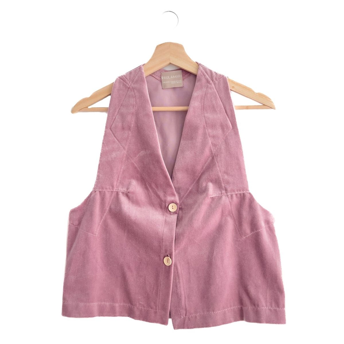 PAULAMAR - Vest Terciopelo Algodón Orgánico