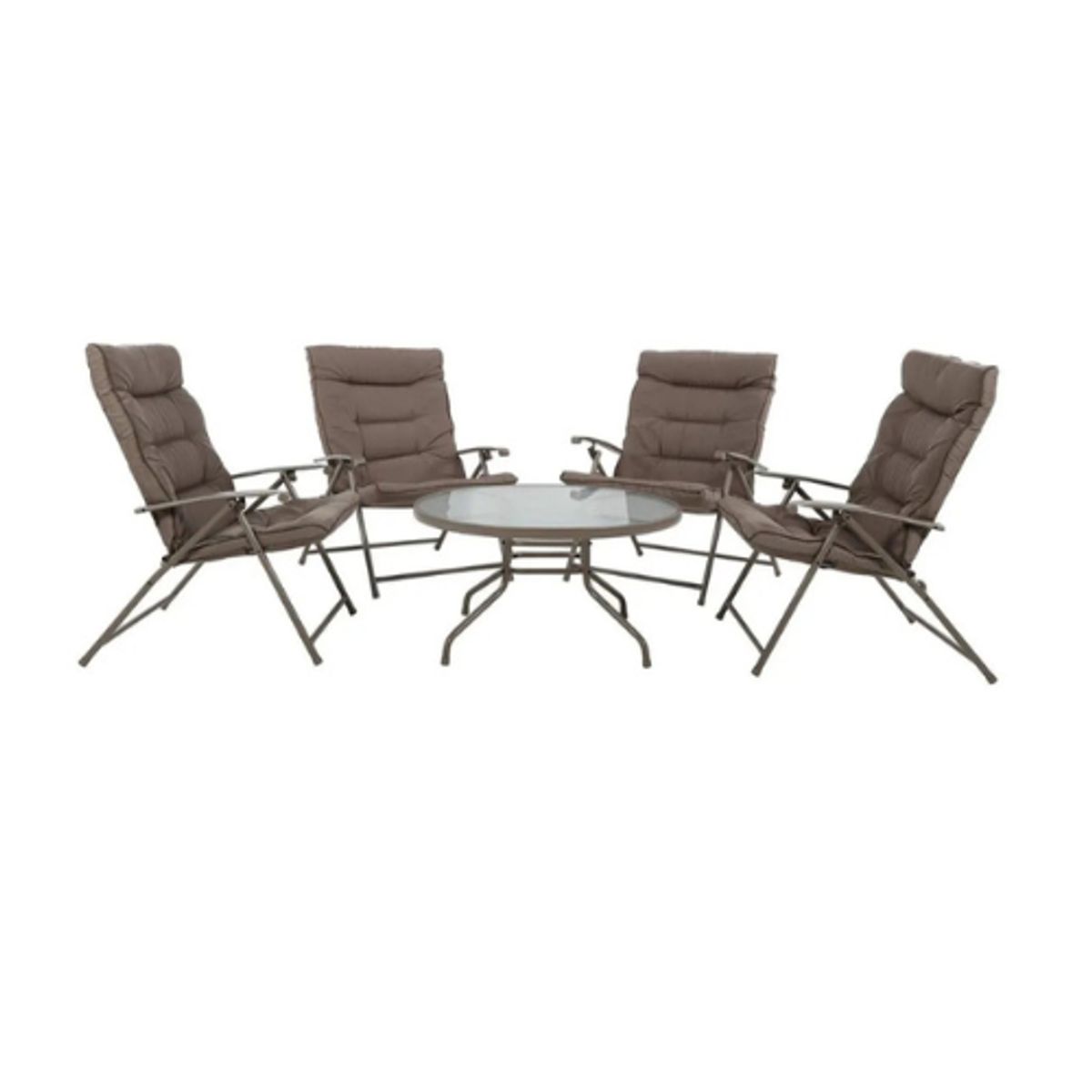 GENERICO - Juego de Terraza Plegable 4 Personas / NgHome