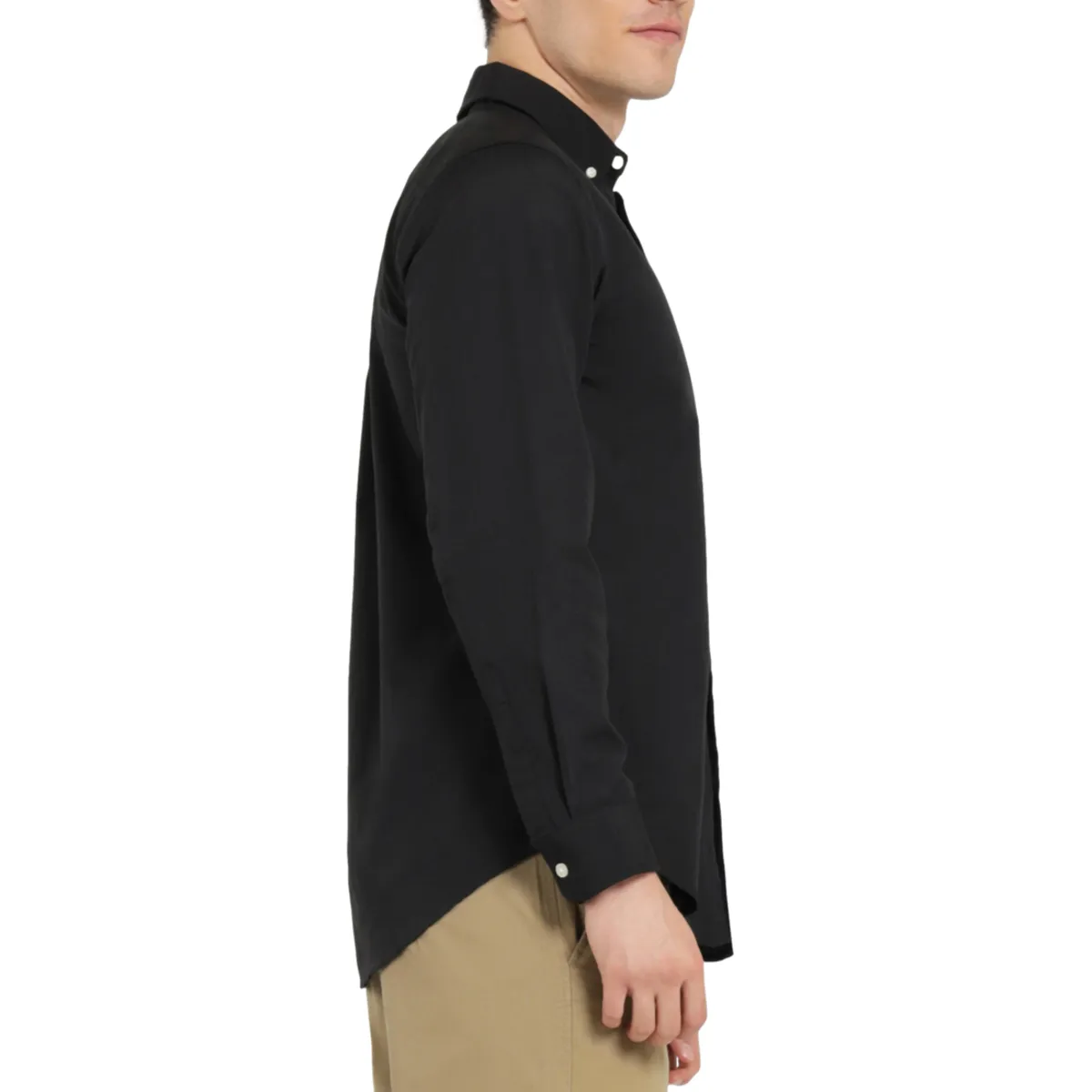 DOCKERS - Camisa Hombre Woven Refine Regular Fit Negro Dockers
