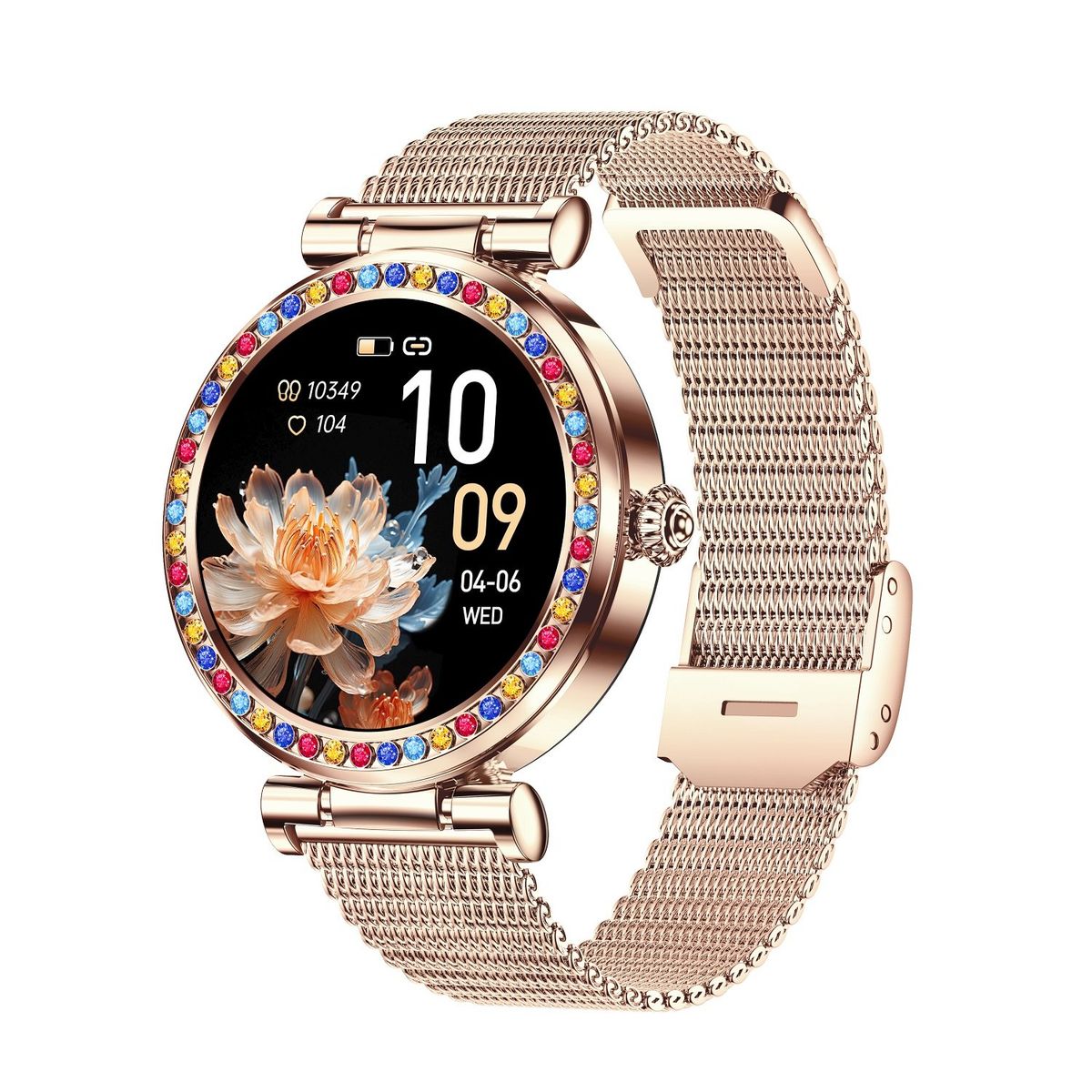 STARTECHOFFICE - Smartwatch de Lujo CF30 Elegancia Conectividad Llamadas Salud Mujer