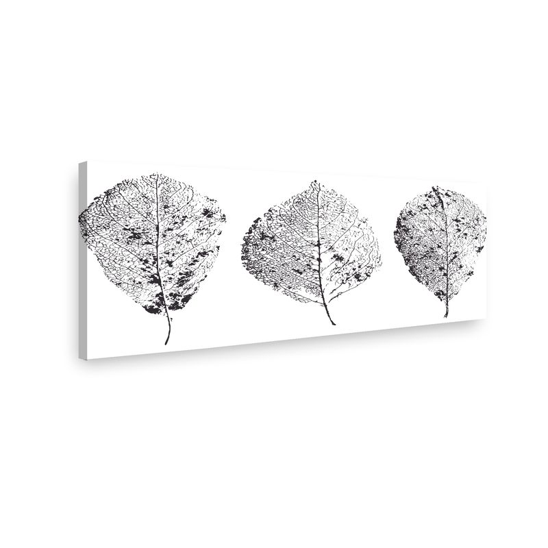 RETELA - Canvas Calco de Hojas 90x45 cm