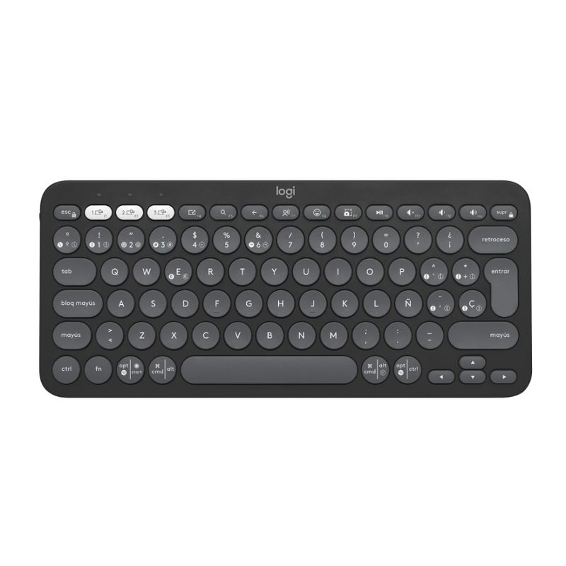 LOGITECH - Teclado Pebble 2 K380 Grafito