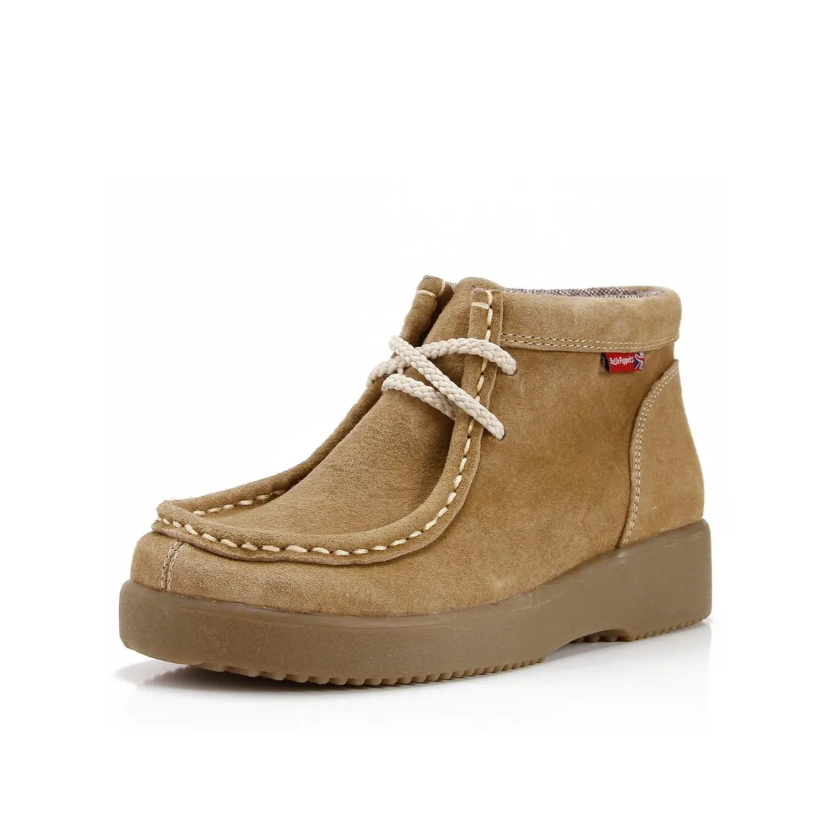 HUSH PUPPIES - Botin Cuero Niño Sioux Café HUSH PUPPIES