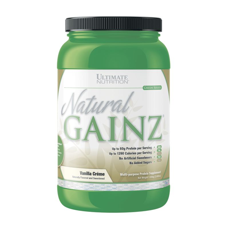 OPTIMUN NUTRITION - NATURAL GAINZ 3.66LB, UL - VAINILLA