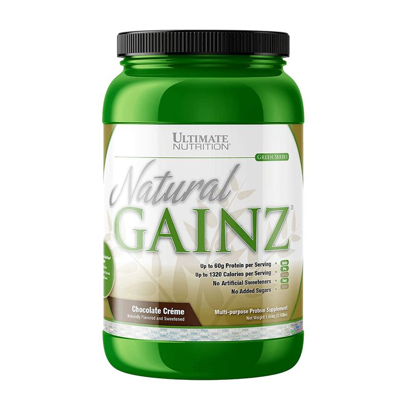 OPTIMUN NUTRITION - NATURAL GAINZ 3.66LB, UL - CHOCOLATE