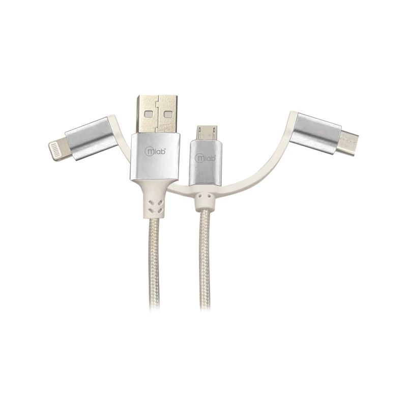 MLAB - Cable 3 en 1 Multi Conector USB MLAB