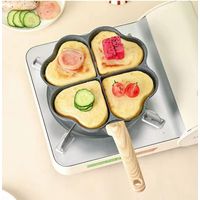 Sartén Antiadherente 4 Moldes Forma De Corazones