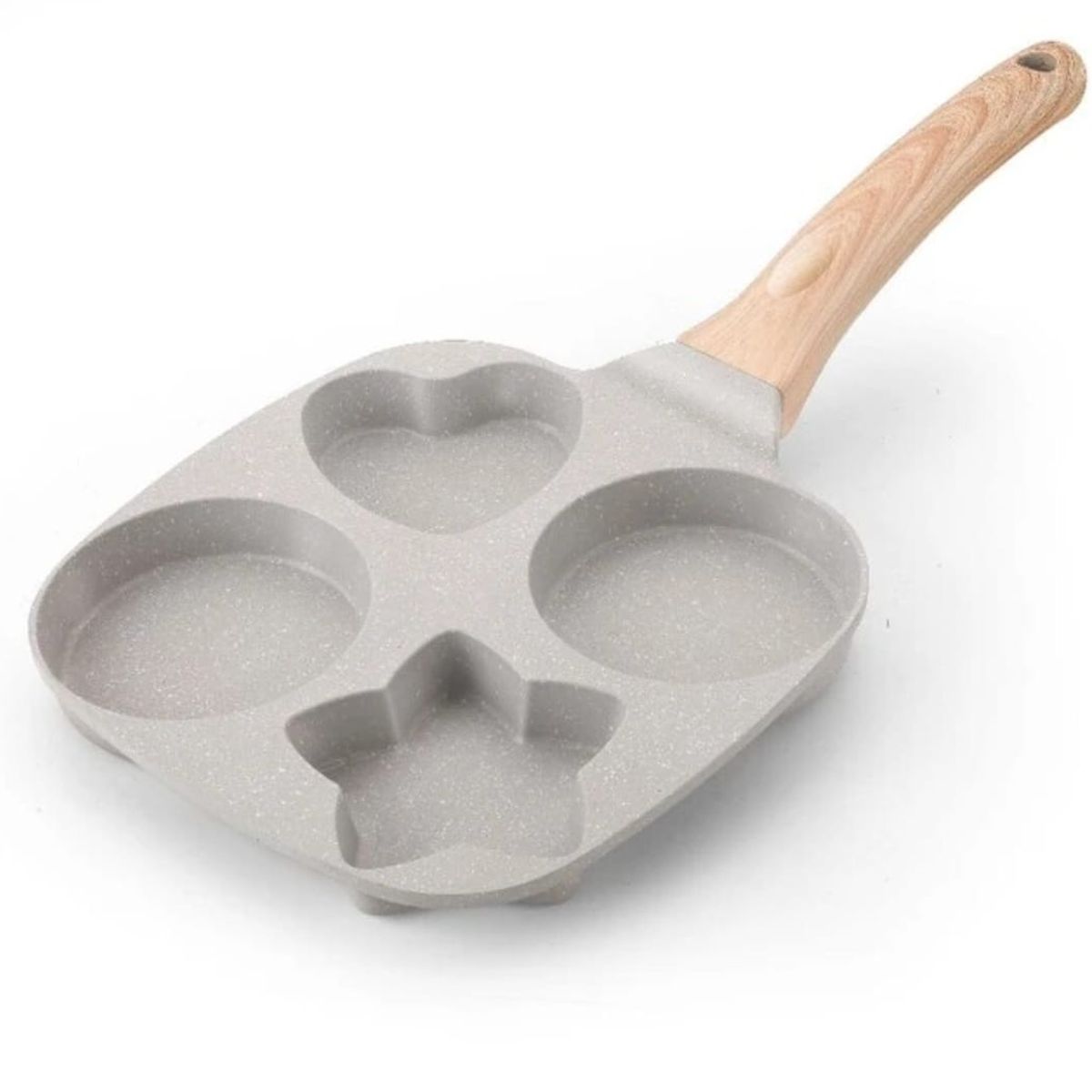 GENERICO - Sartén Antiadherente 4 Moldes Diferentes Diseños