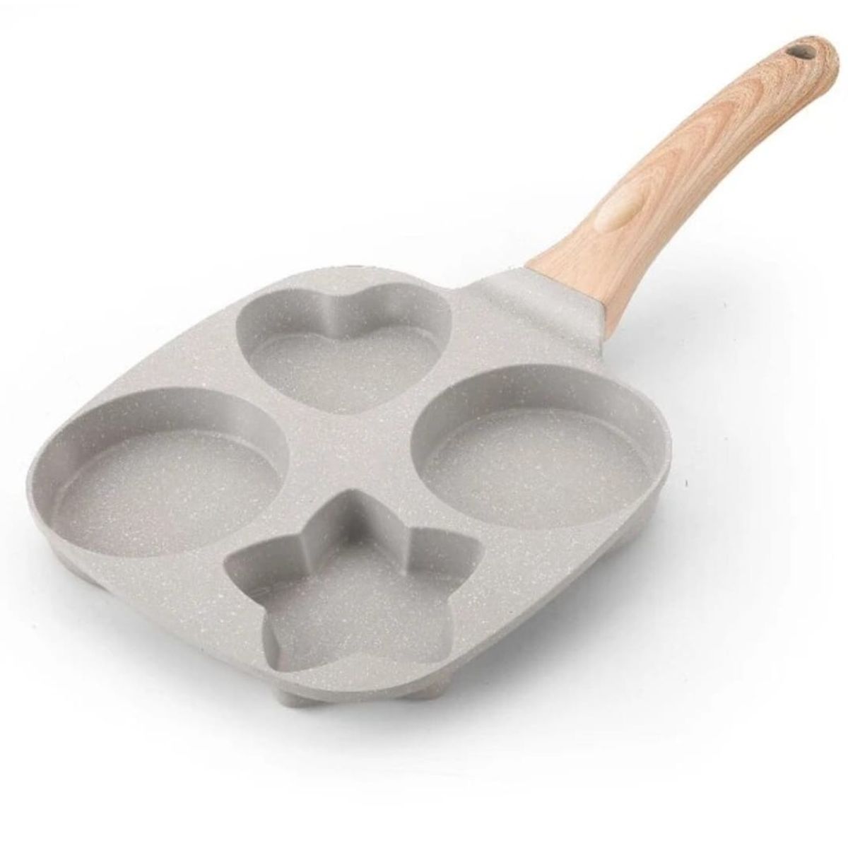 GENERICO - Sartén Antiadherente 4 Moldes Diferentes Diseños