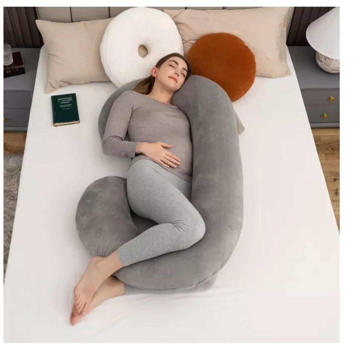 GENERICO - Cojín Almohada Maternal Con Funda Extra Suave