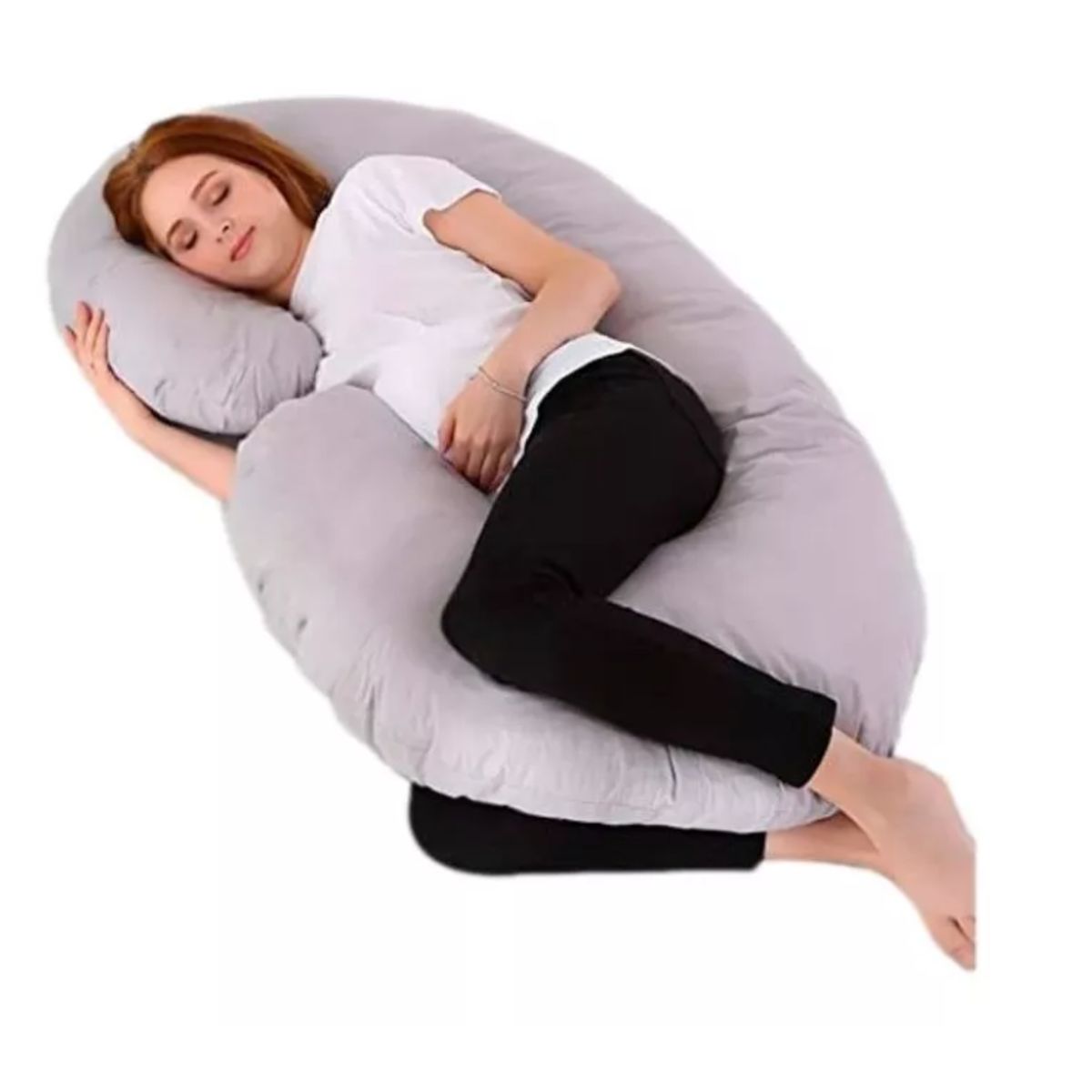 GENERICO - Cojín Almohada Maternal + Funda Extra Suave