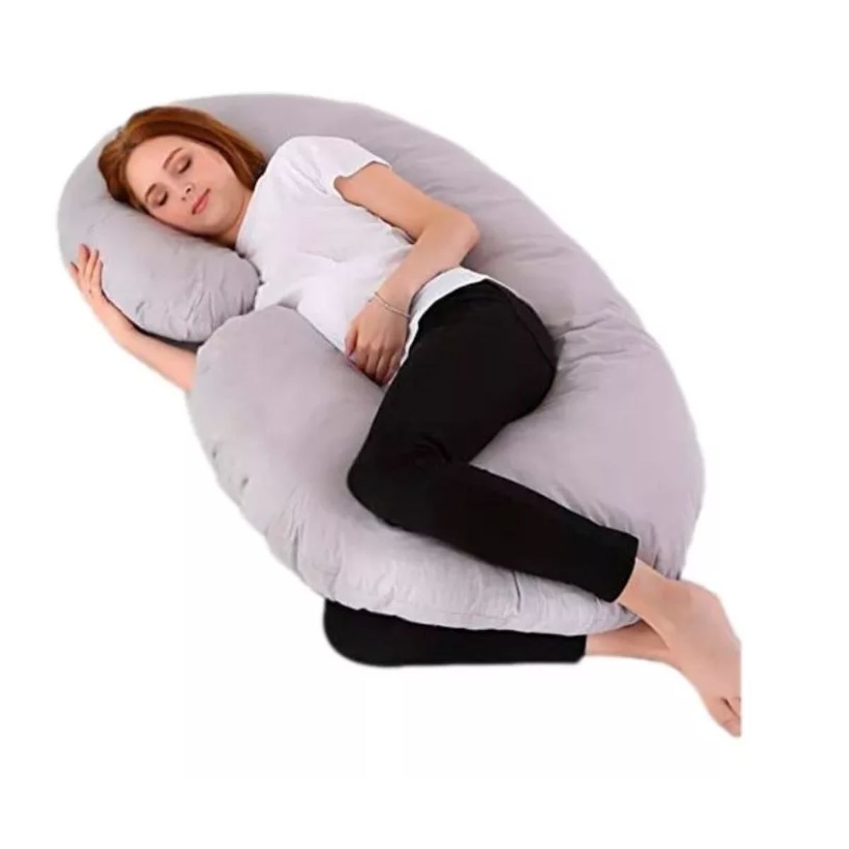 GENERICO - Cojín Almohada Maternal + Funda Extra Suave