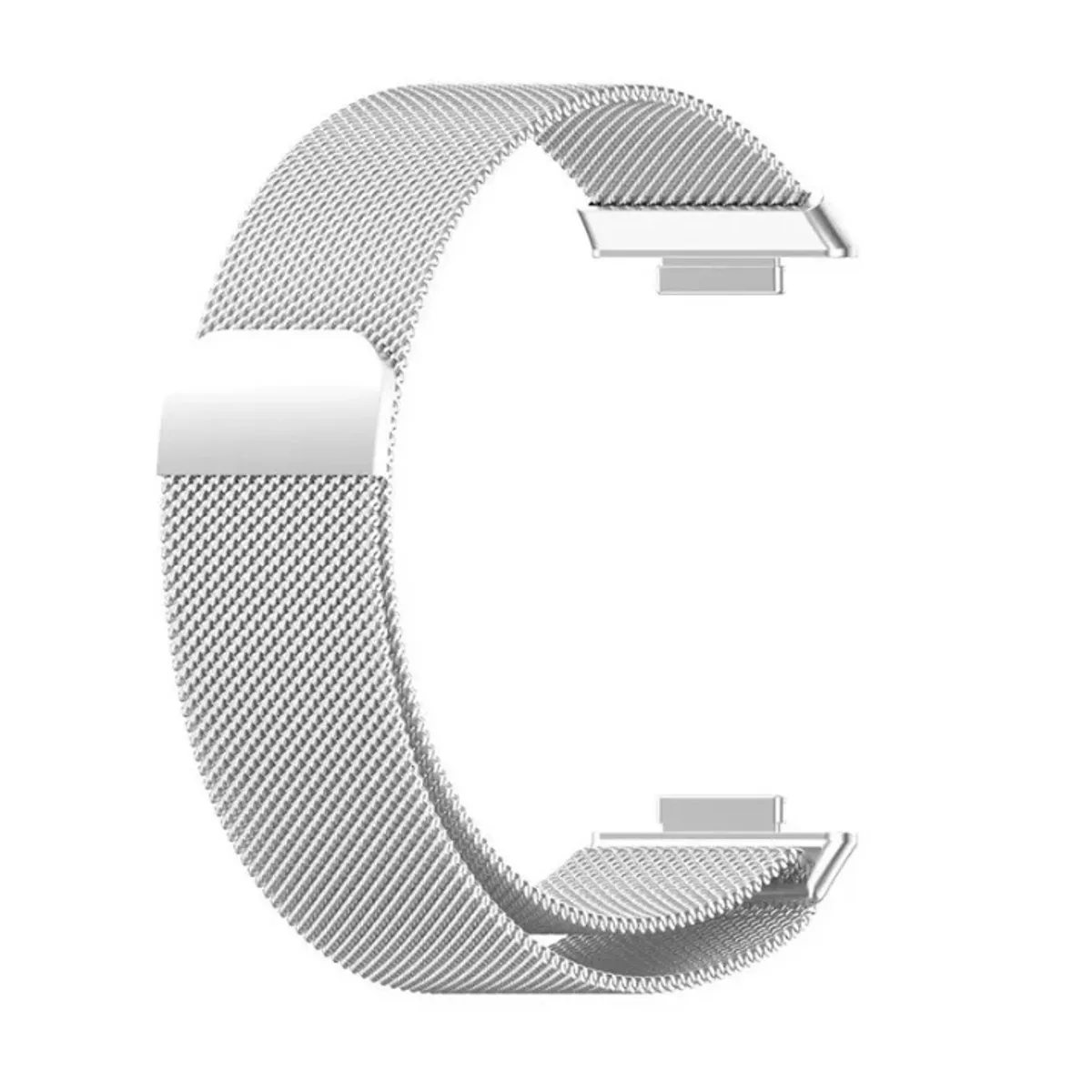 GENERICO - Correa Magnetica Compatible Con Huawei Watch Fit 2 Plata