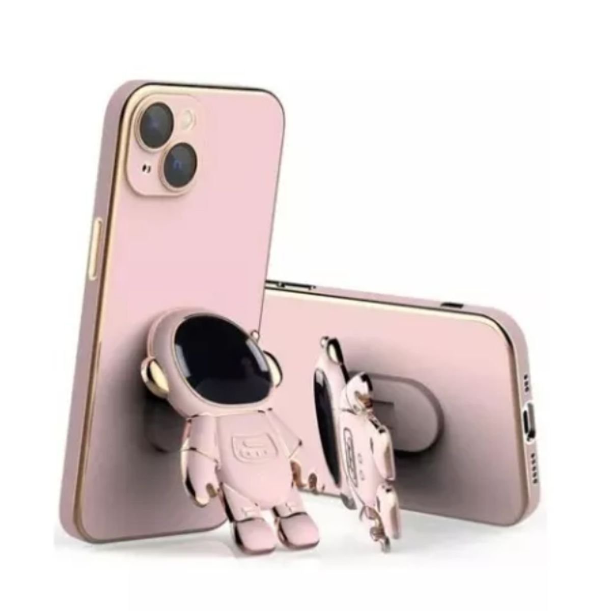 GENERICO - Carcasa Para iPhone Con Astronauta Stent Iphone 14 Rosa