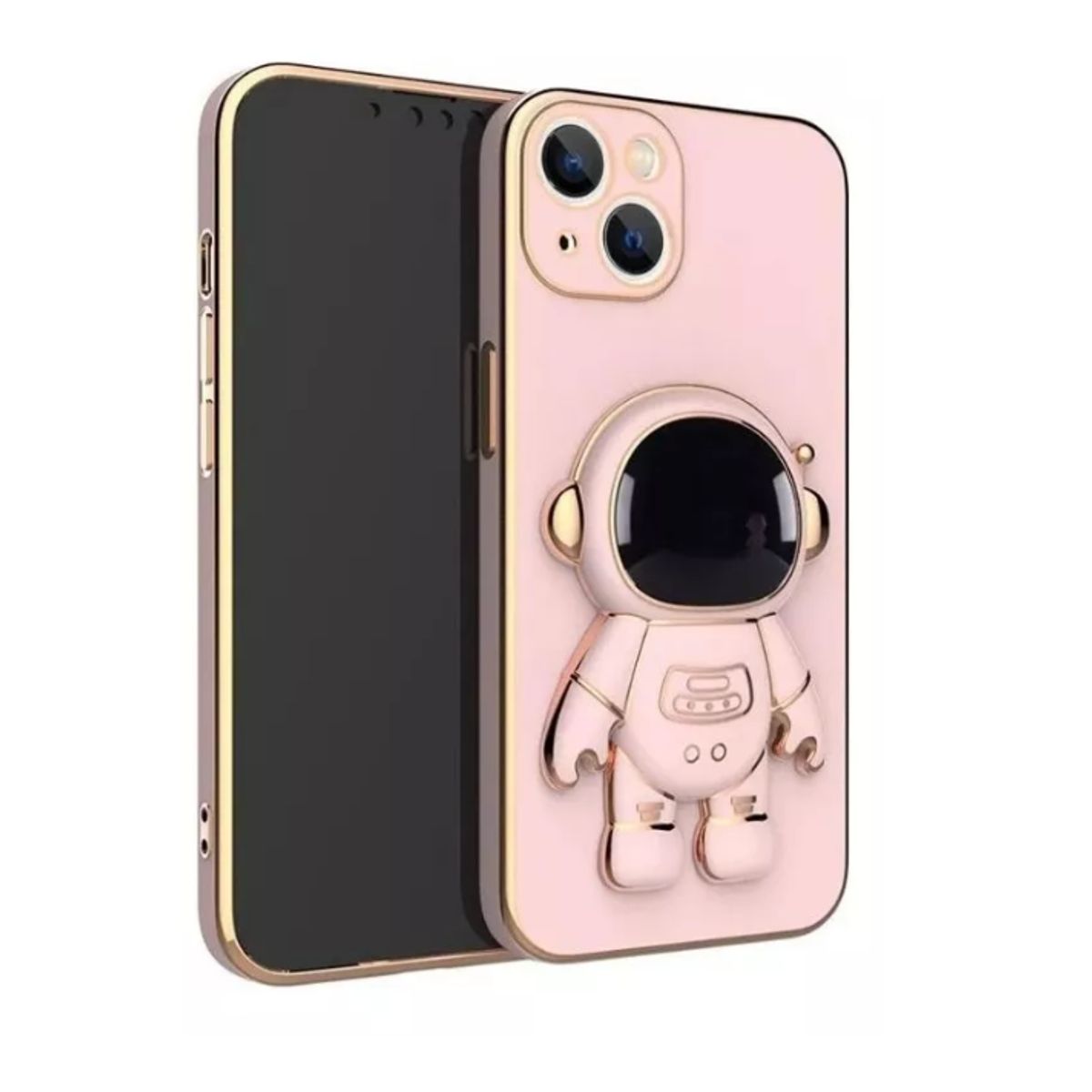 GENERICO - Carcasa Para iPhone Con Astronauta Stent Iphone 14 Rosa