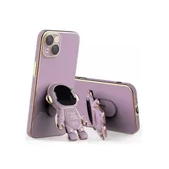 GENERICO - Carcasa Para iPhone Con Astronauta Stent iPhone 14 Violeta