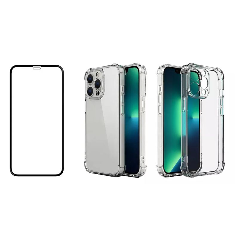 GENERICO - Carcasa Anti Golpes + Lamina Para iPhone12 PRO MAX