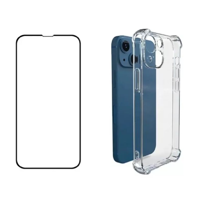 GENERICO - Carcasa Anti Golpes + Lamina Para iPhone 13 Mini