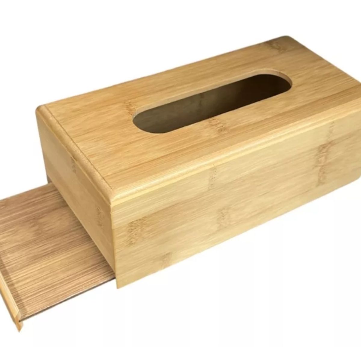 GENERICO - Servilletero Porta Pañuelo Porta Servilletas De Madera Bambu