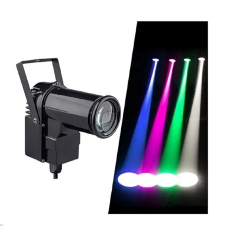 MUNDO MAGIA - Foco Para Bola Espejo Disco Rgbw Con Dmx Lightsolution